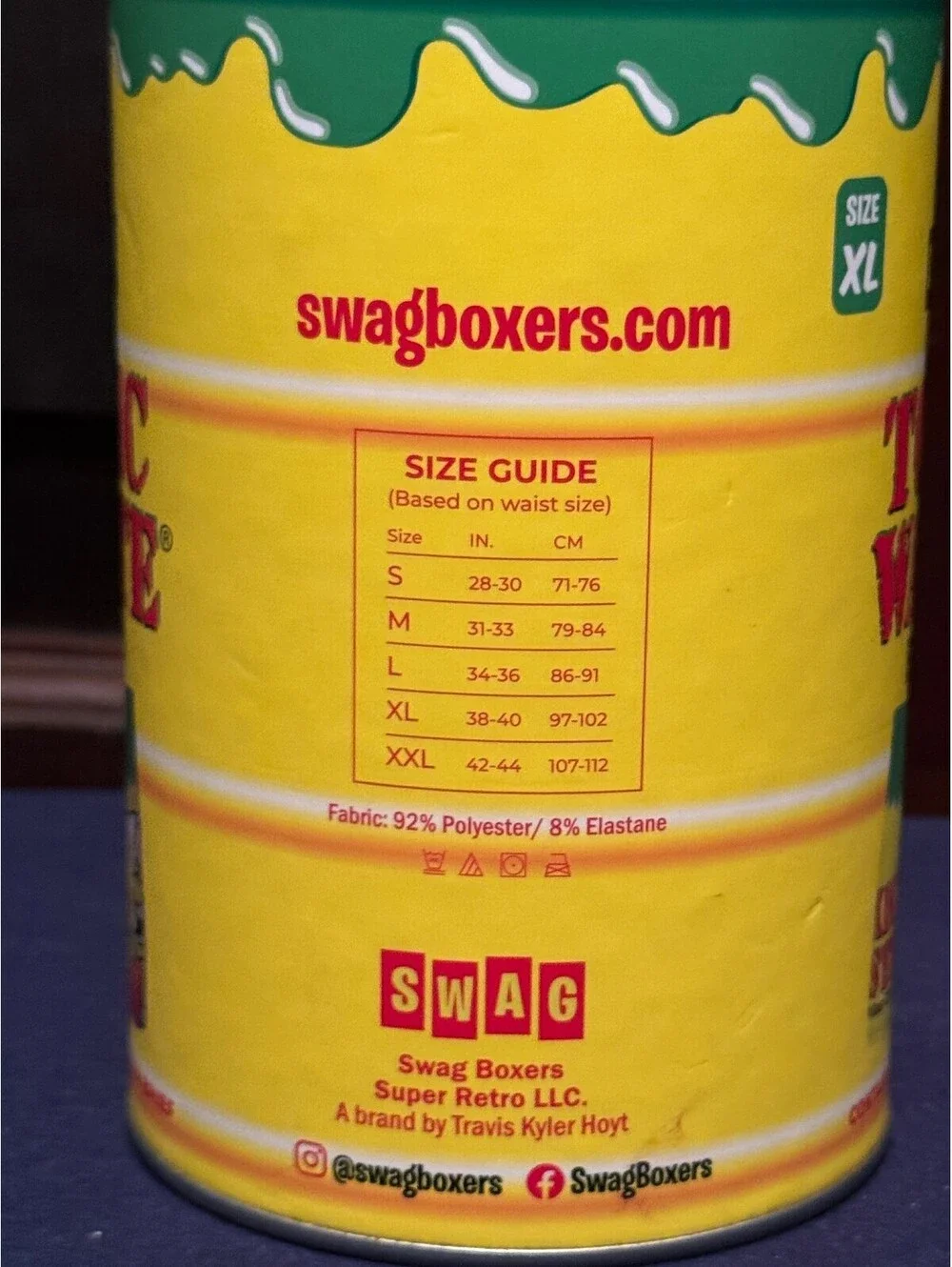 Swag Toxic Waste Brand Boxer Briefs Size XL
